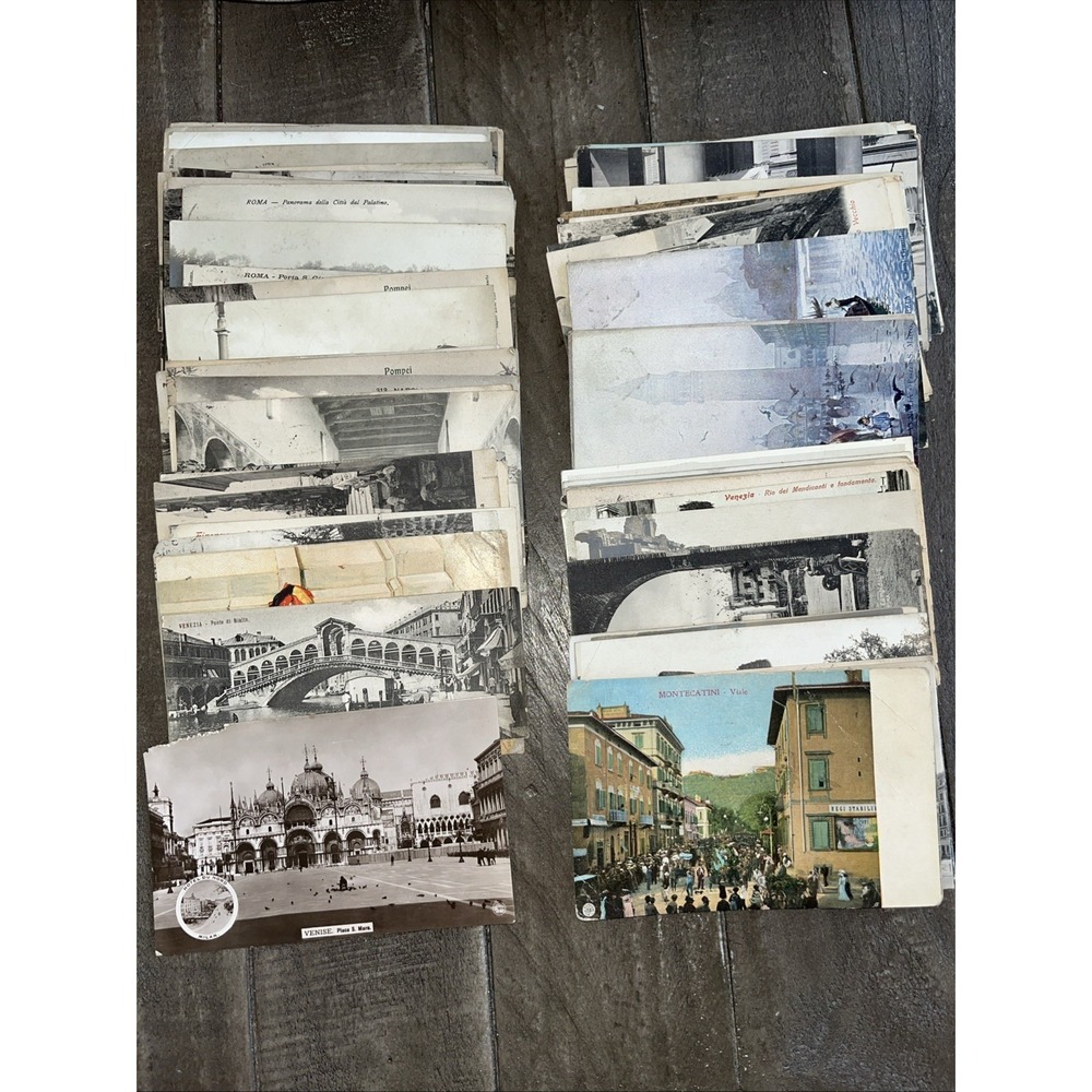 -SOLD- Early 1900's Postcards of Italy Lot Of 80+- Mix of Used / Unused.
